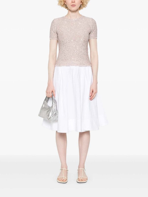 ROBERTO COLLINA: crew necks online - Sequined crew neck