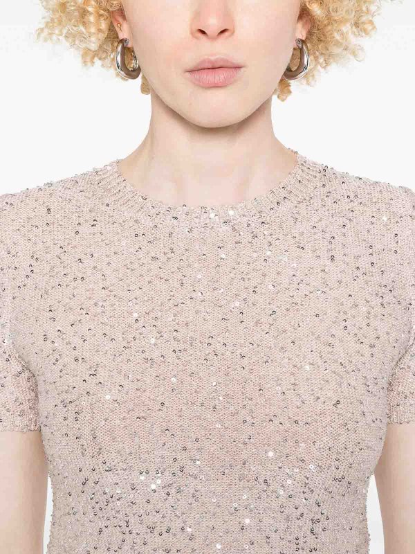 ROBERTO COLLINA buy online Sequined crew neck