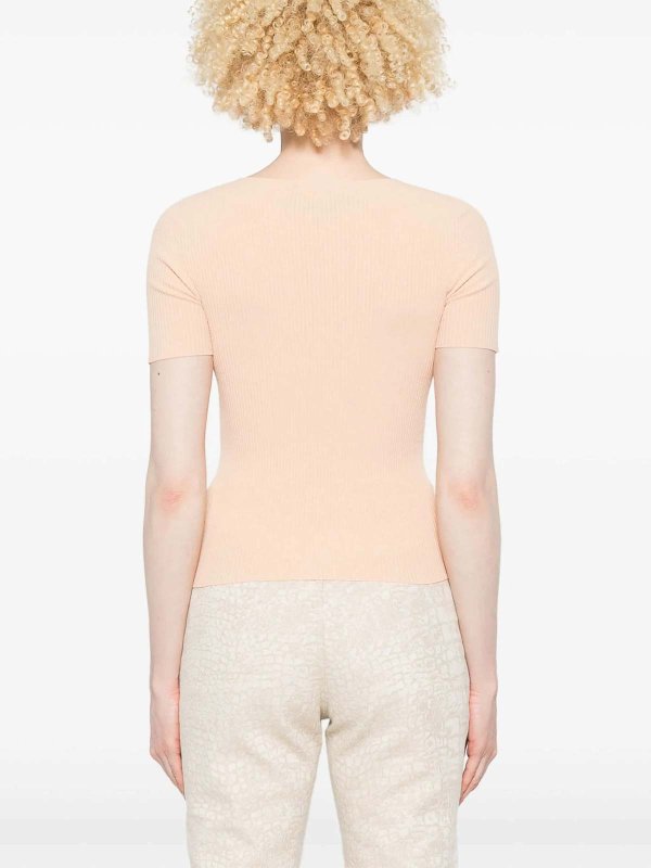 Rundhalspullover - Hellbraun shop online: ROBERTO COLLINA