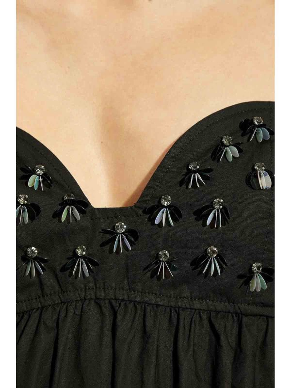 ULLA JOHNSON buy online 膝丈ドレス - 黒