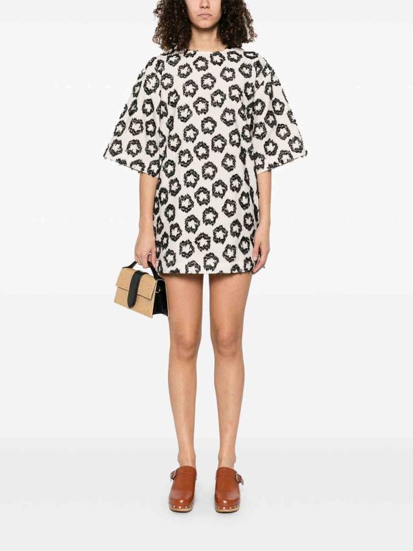 ULLA JOHNSON: knee length dresses online - Remy Tonic