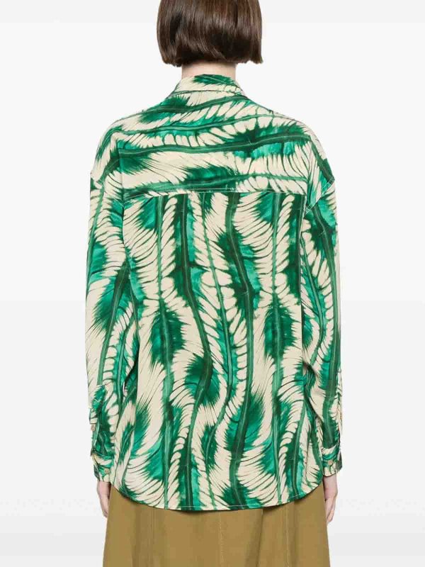 シャツ - ベージュ shop online: ULLA JOHNSON