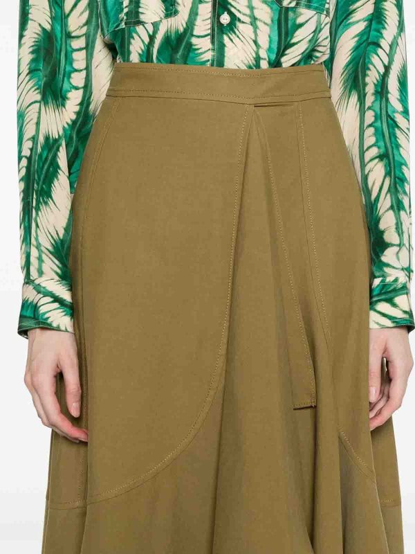 ULLA JOHNSON buy online Jupe Midi - Vert