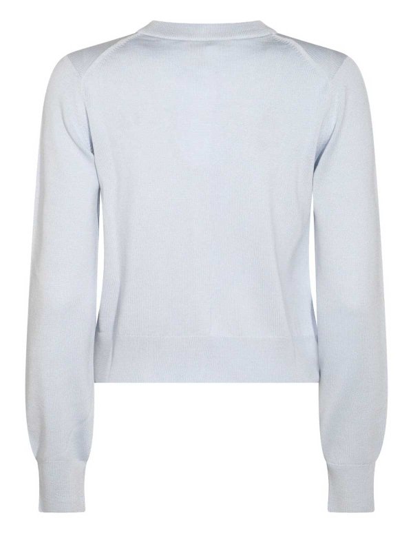 The Best Shops MAISON KITSUNÉ: Cardigans - Cardigan - Silber