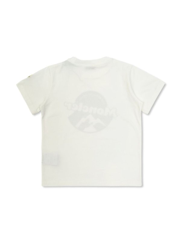 MONCLER JR: T-shirts online - T-Shirt - Weiß