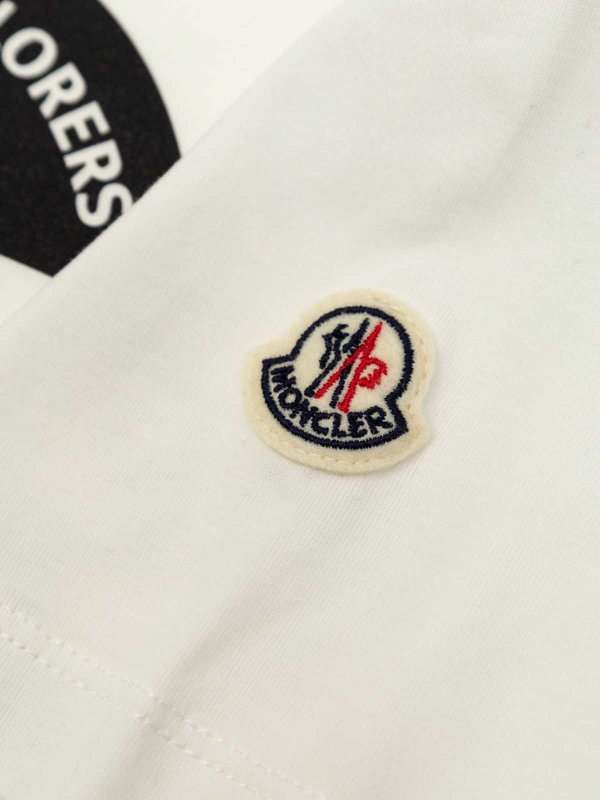 T-Shirt - Weiß shop online: MONCLER JR