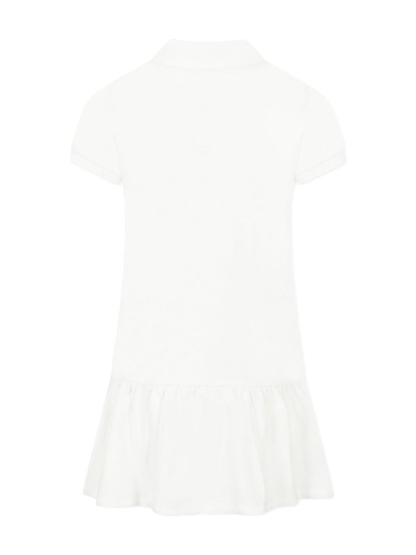 MONCLER JR: knee length dresses online - Piquet Polo Dress