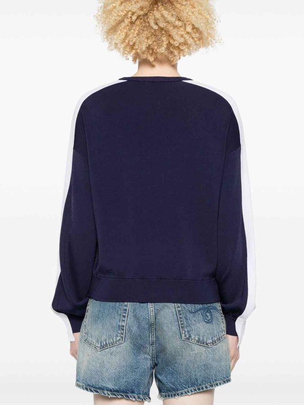 Pinko: crew necks online - Logo-Embossed Sweater