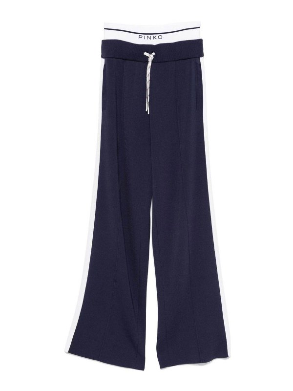 Pinko: スウェットパンツ - トラックスーツ ボトムス - ブルー