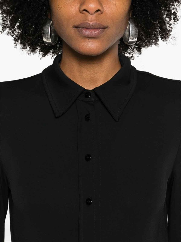 マキシドレス - 黒 shop online: SPORTMAX