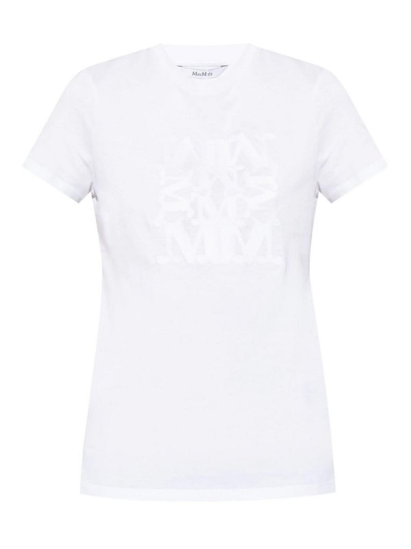 Max Mara: Camisetas - Camiseta - Blanco