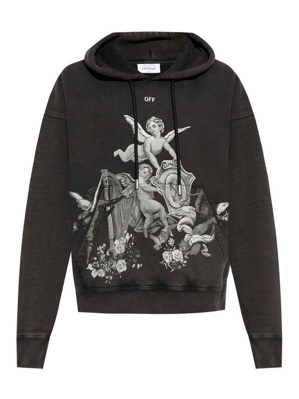 OFF-WHITE: Sweatshirts und Pullover - Sweatshirt - Schwarz