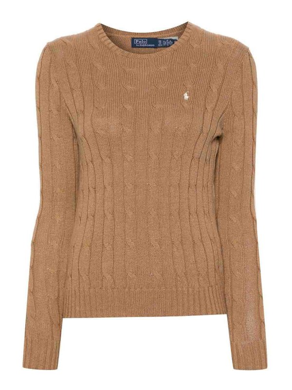 POLO RALPH LAUREN: Pull col rond - Pull Col Rond - Camel
