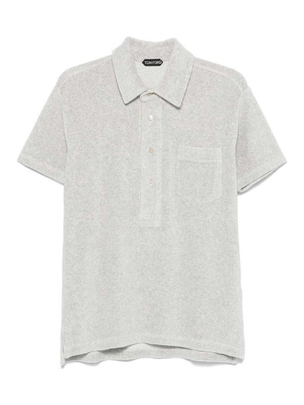 Tシャツ・カットソー TOM FORD SS25 TOWELING POLO (JPS003JMC010S23 AW002) TOWELLING POLO | Tom Ford Fashion