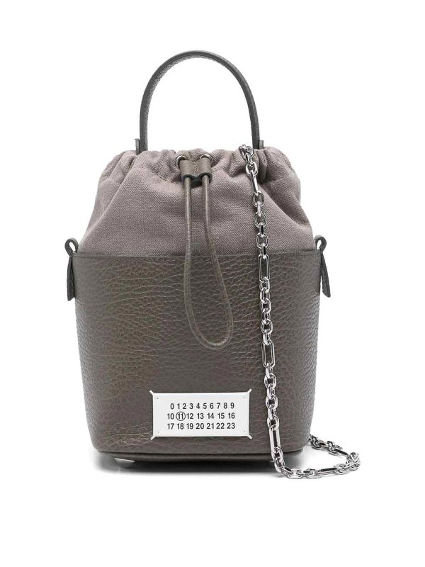 Maison Margiela: バケットバッグ - バケットバッグ - 黒