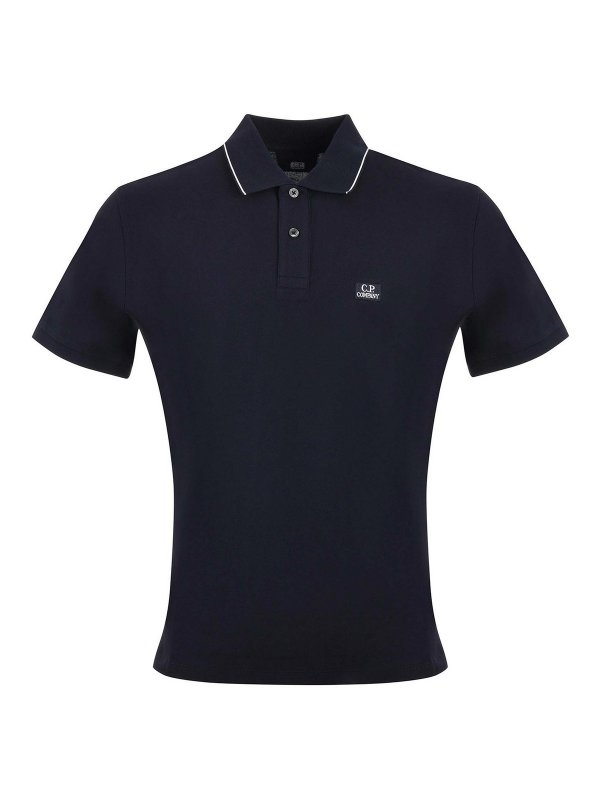 C.P. COMPANY: Poloshirts - Poloshirt - Blau