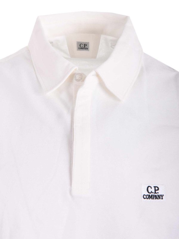 Polo - Blanco shop online: C.P. COMPANY