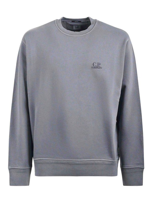 C.P. COMPANY: Sudaderas y suéteres - Sudadera - Gris