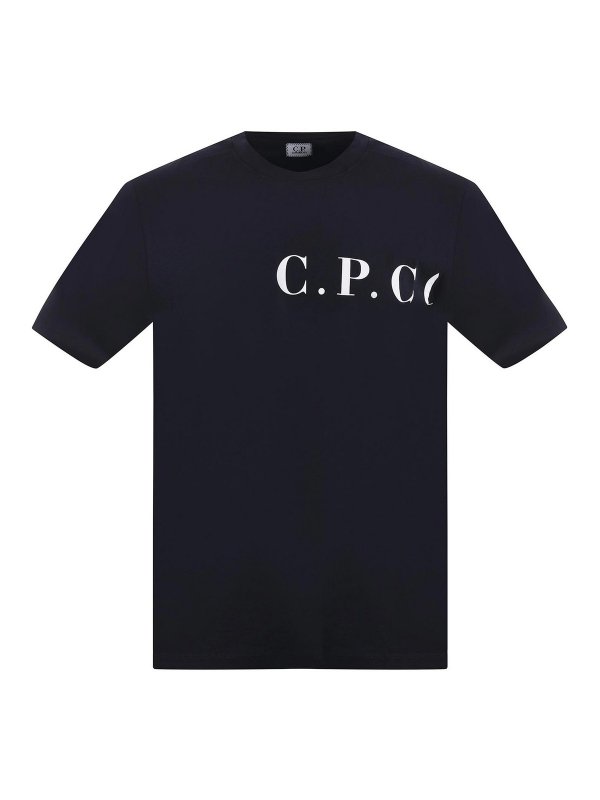 C.P. COMPANY: T-shirts - T-Shirt - Bleu