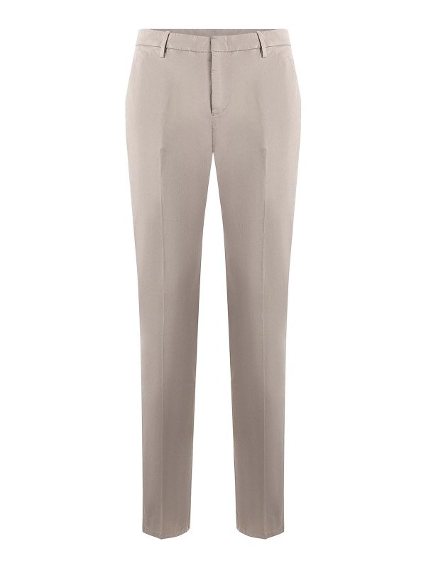 DONDUP: カジュアルトラウザー - カジュアルパンツ - ベージュ