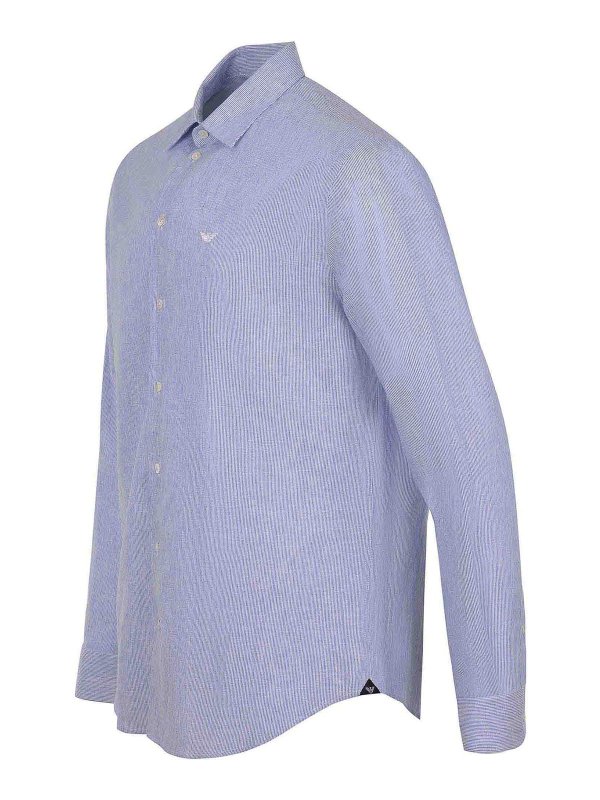 EMPORIO ARMANI: Hemden online - Hemd - Blau