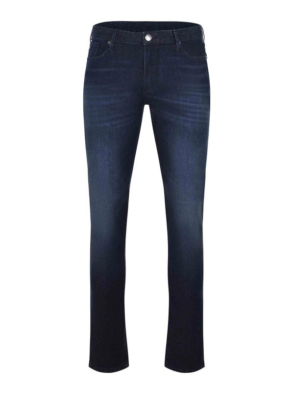 EMPORIO ARMANI: bootcut jeans - Jeans in Cotton