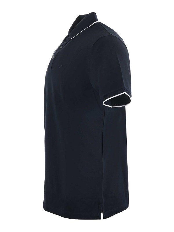 EMPORIO ARMANI: ポロシャツ online - ポロシャツ - ブルー