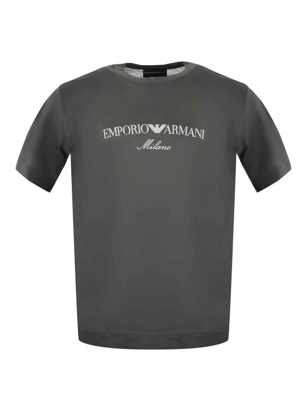 EMPORIO ARMANI: Tシャツ - Tシャツ - 緑