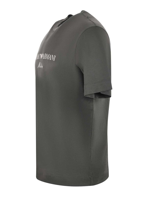 EMPORIO ARMANI: Tシャツ online - Tシャツ - 緑