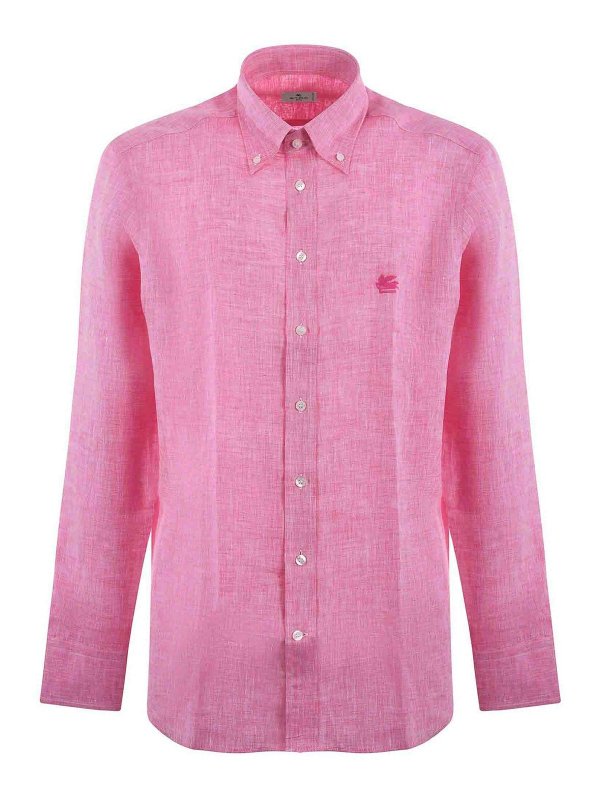 ETRO: shirts - Linen Shirt
