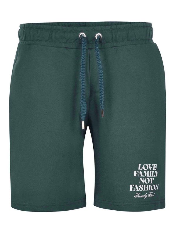 FAMILY FIRST: Shorts - Shorts - Verde