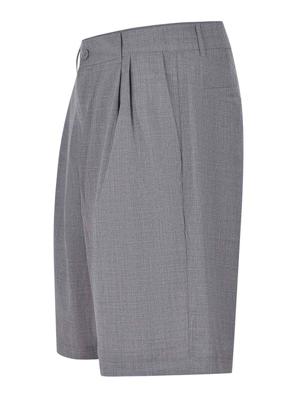 FAMILY FIRST: pantaloni shorts online - Shorts fatti di una miscela di lana