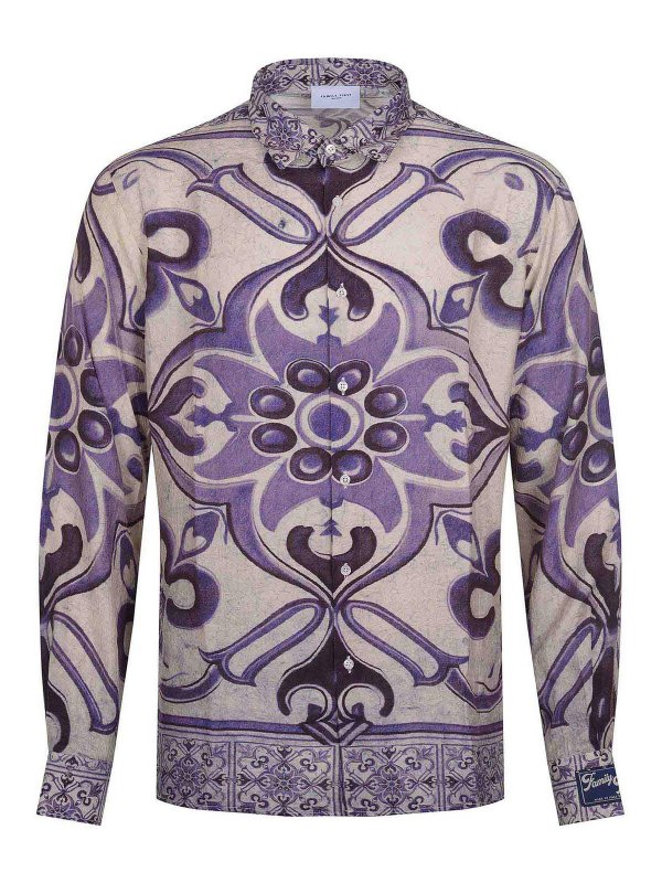 FAMILY FIRST: shirts - Shirt in  Ramie