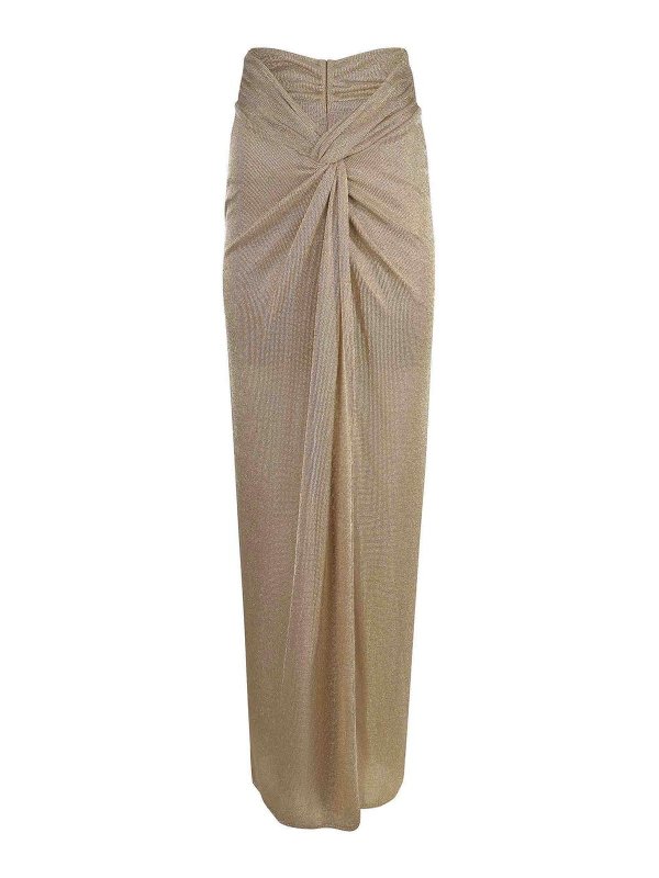 GIUSEPPE DI MORABITO: Knielange und Midi Röcke - Midirock - Gold