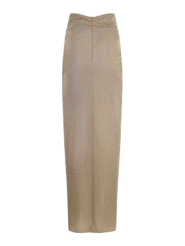The Best Shops GIUSEPPE DI MORABITO: Knielange und Midi Röcke - Midirock - Gold