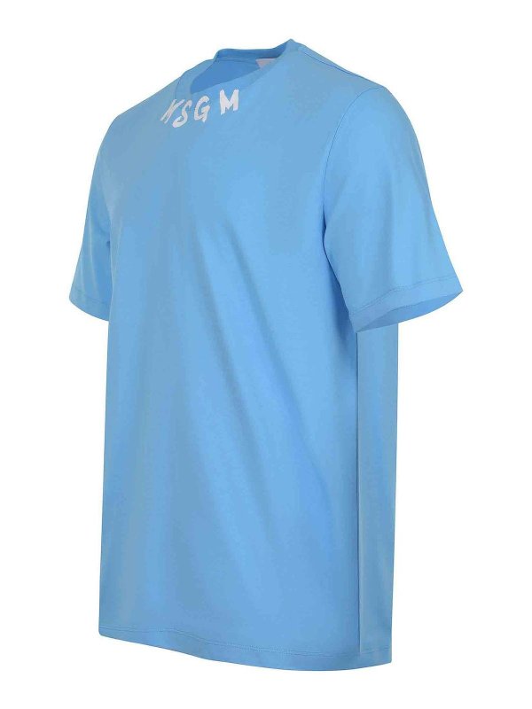 m.s.g.m.: T-shirts online - T-Shirt - Bleu Clair