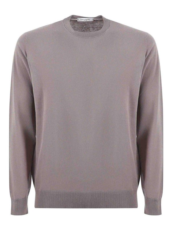 Paolo Pecora: Pull col rond - Pull Col Rond - Marron