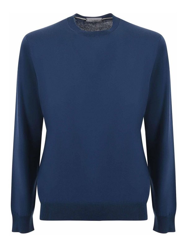 Paolo Pecora: crew necks - Sweater Cotton Thread