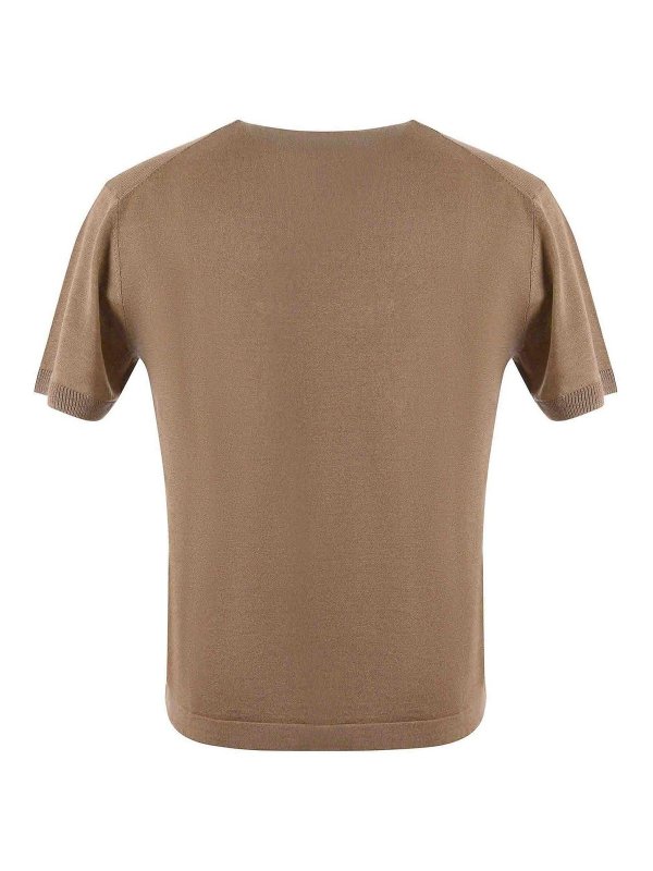 The Best Shops Paolo Pecora: T-shirts - T-Shirt - Camel