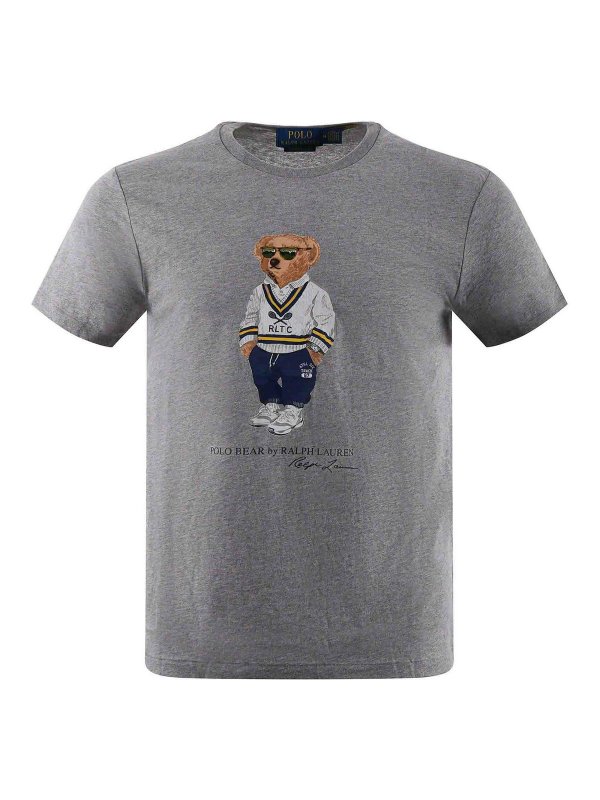 POLO RALPH LAUREN: T-shirts - T-Shirt - Grau