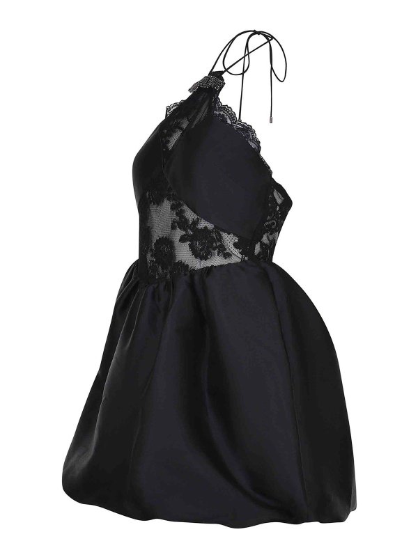 Self Portrait: Knielange Kleider online - Knielanges Kleid - Schwarz