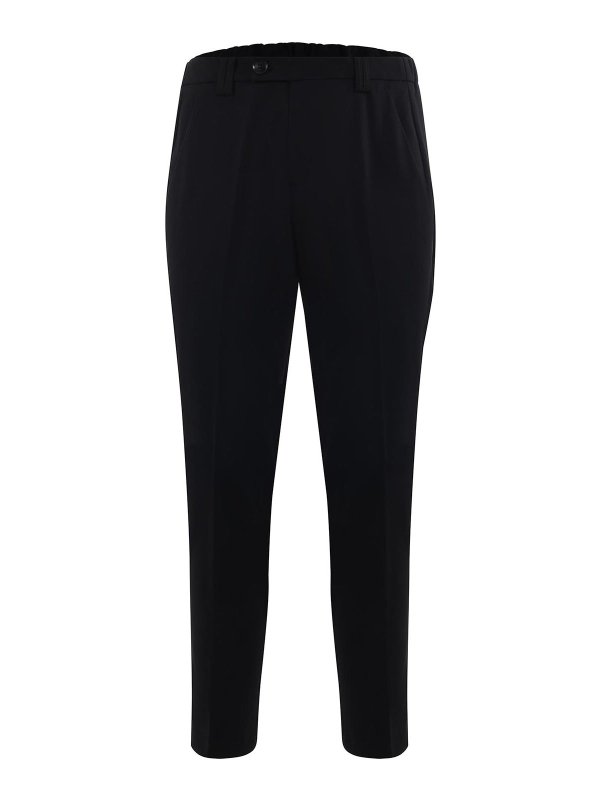 EMANUEL UNGARO: カジュアルトラウザー - カジュアルパンツ - 黒