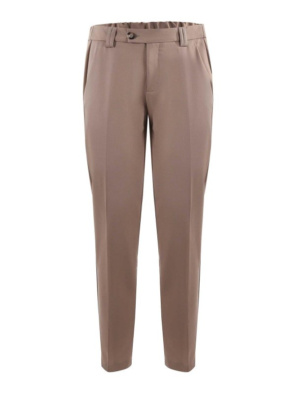 EMANUEL UNGARO: pantaloni casual - Pantaloni in miscela viscosa