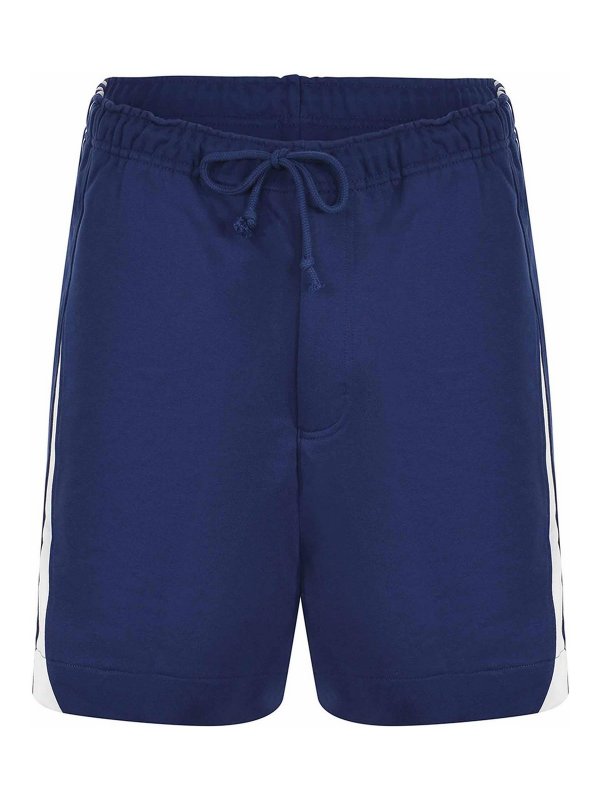 Y-3: トラウザーショーツ - ショートパンツ - ブルー