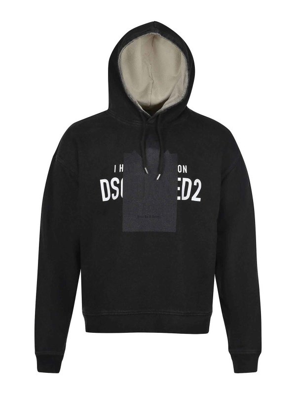 DSQUARED2: Sweatshirts & Pulls online - Sweat-Shirts - Noir