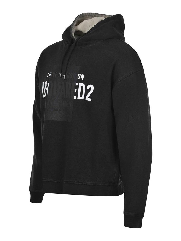 The Best Shops DSQUARED2: Sweatshirts & Pulls - Sweat-Shirts - Noir