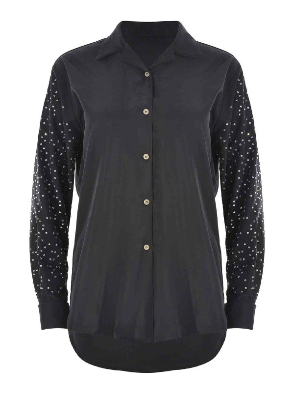 ALYSI: シャツ - シャツ - ダークグレー