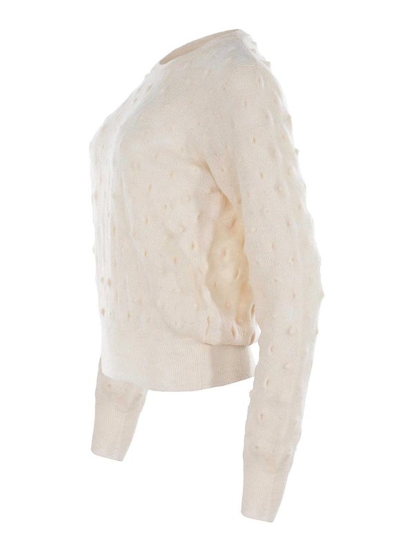 ALYSI: crew necks online - Sweater In Wool Blend