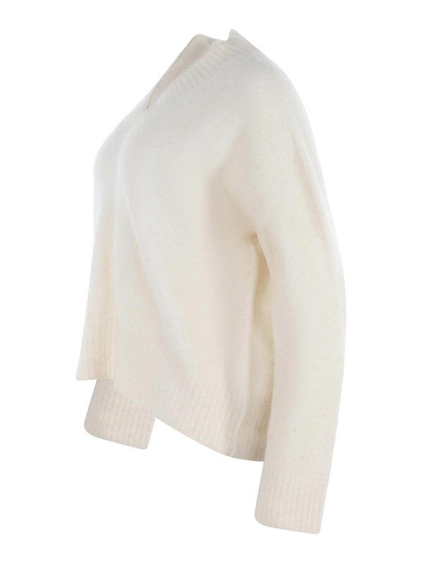 ALYSI: crew necks online - Sweater In Alpaca Blend