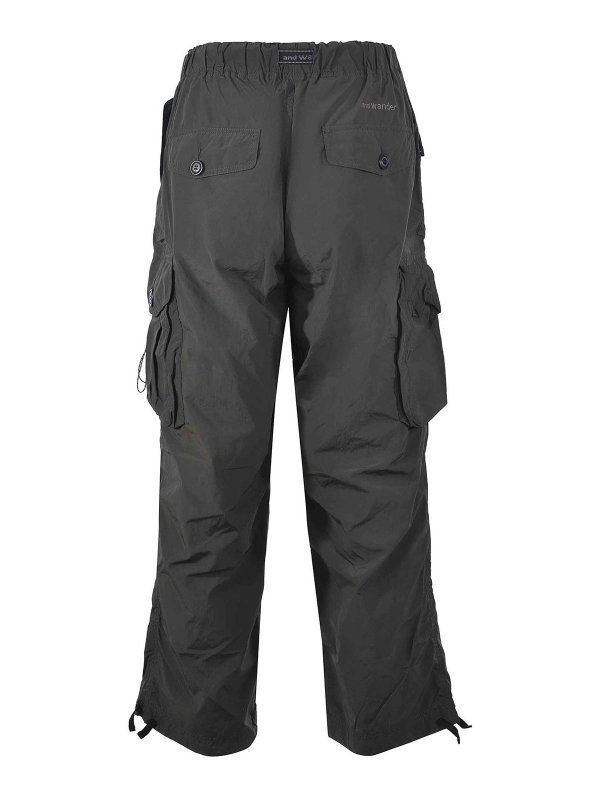 The Best Shops AND WANDER: casual trousers - Cargo  Nylon Trousers
